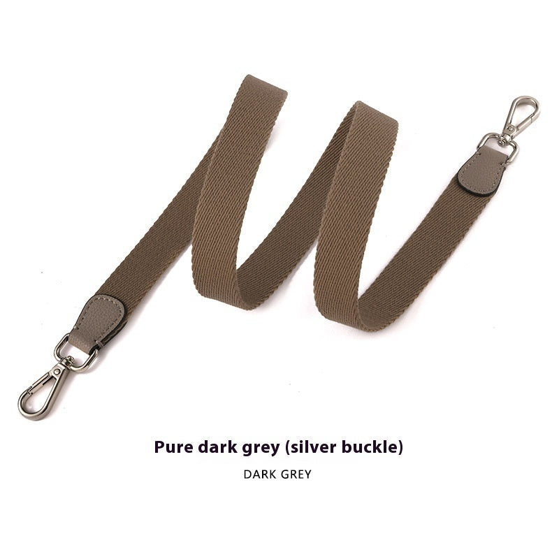 Canvas Broadband Solid Color Backpack Shoulder Strap Canvas Broadband Solid Color Backpack Shoulder Strap